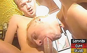 Amateur German skinny and pierced studs enjoy bareback 3some