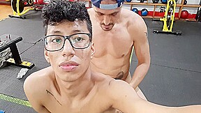 Gay Boy In Colombian Is Fucked In The Gym By His Trainer