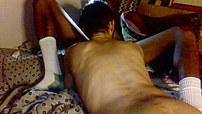 hOmeless bbc lets me swallow huge cumload