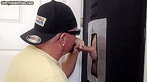 Homemade gloryhole gay barebacked in jockstrap asshole