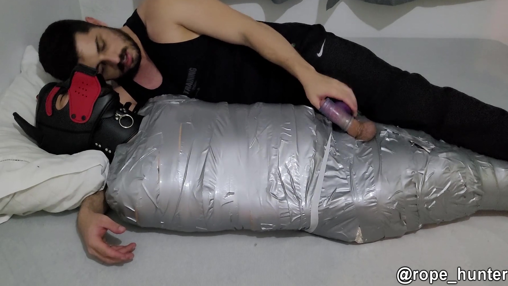 My Mummified Slave Being Used