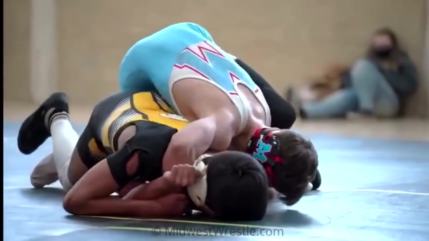 No Nude-blue Wrestler Is Excited