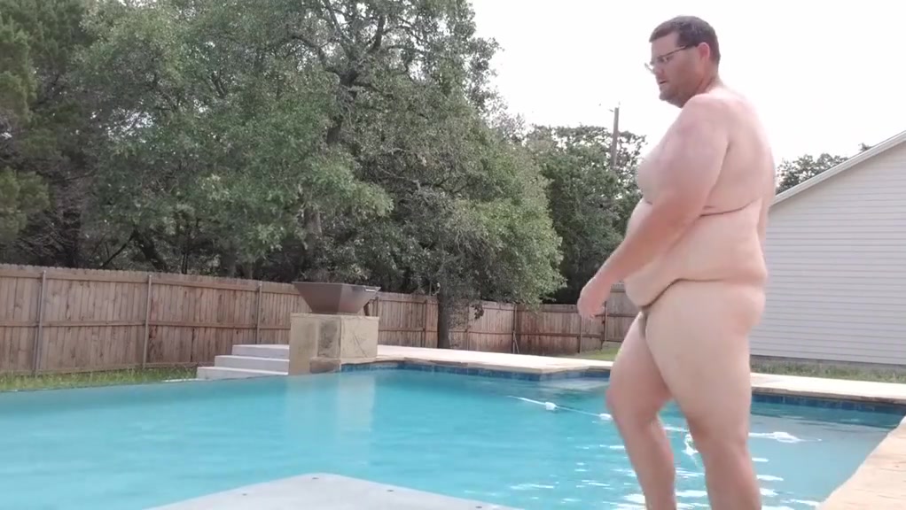 Taking a break at the pool