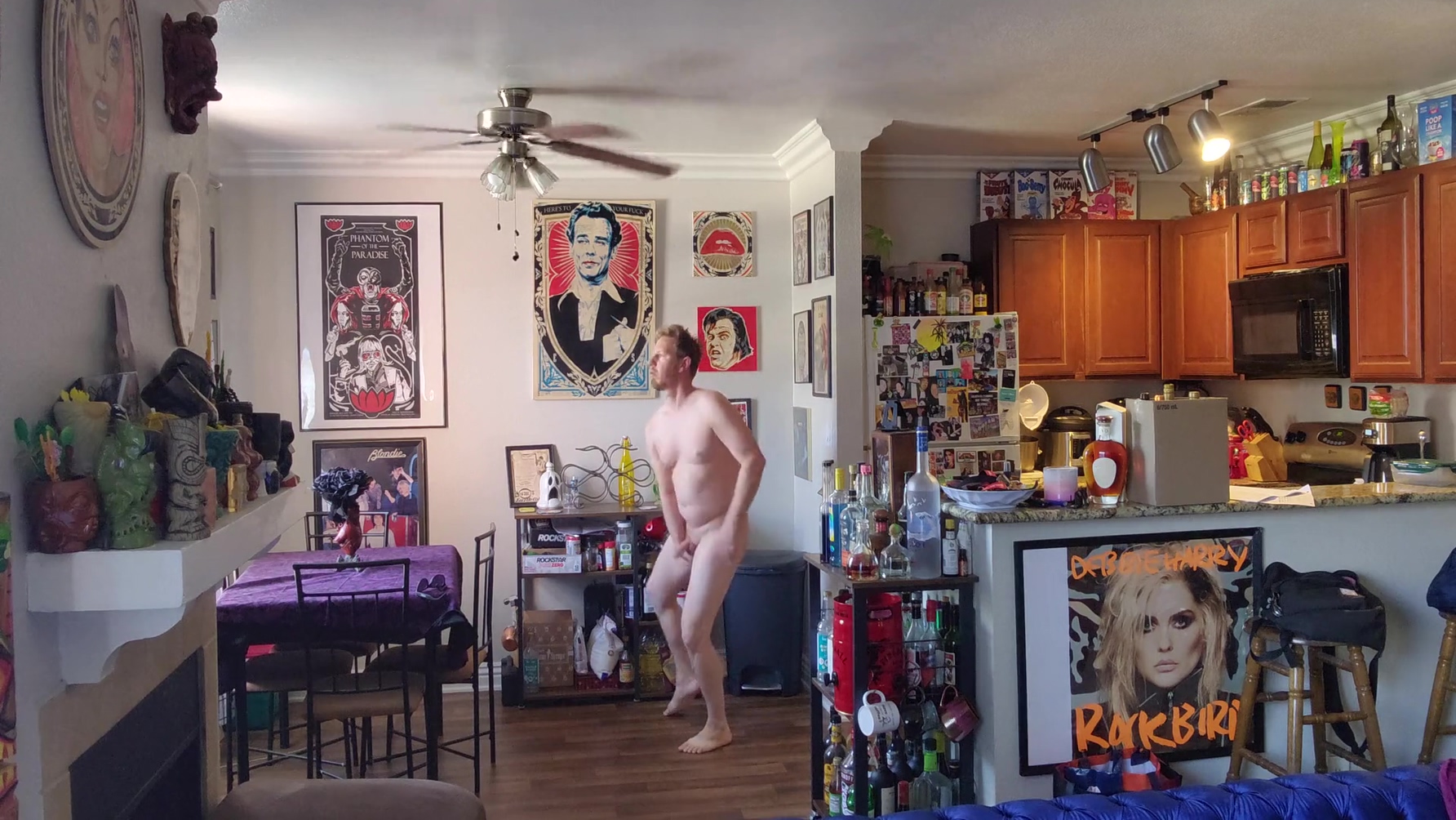 Walking Around Naked Gay Home Nudist Video