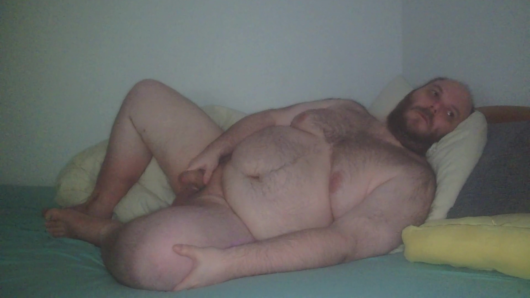 November 25th – Third Time One More Time Laying In My Bed Showing My Body With Uncut Cocks