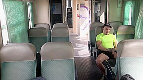 Jess Fucked Bareback In Exhib Train – ExhibBoys