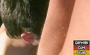 German bottom fucked in homemade 3some by gaydaddies