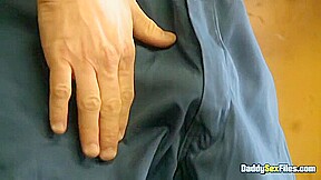 Bearded Sailor Blue Enjoys Solo Masturbation