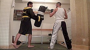 Fucked by a boxer in the locker room – CrunchBoy