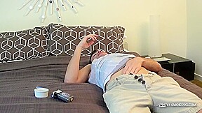 Horny Blake Stone Undressed And Satisfy His Huge Cock