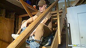 Muscular Worker Butch Loves Playing His Big Dick