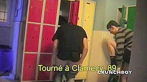 Two young sportive boys fuck in locker room – CrunchBoy