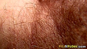 Kinky bear solo sniffing his armpits