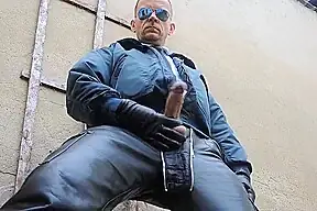 Leather Cop 11