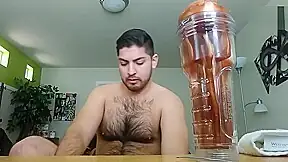 Fleshlight Turbo Thrust Unboxing Test Masturbation Cumming Latino Stepdaddy