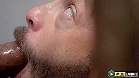 MachoFactory: Bottom John Brachalli Bends Over For Domineering Hunk Viktor Rom