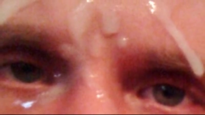 Messy self-facial compilation