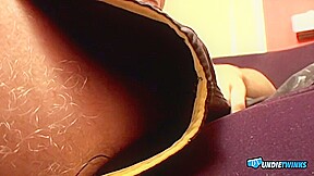 UndieTwinks: Kelly Cooper Jacks Off And Creams His Cock In Hot Undies