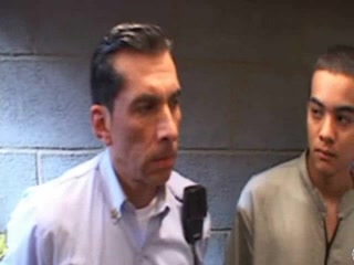 latino prisoner barebacked by Step daddy keeper in jail