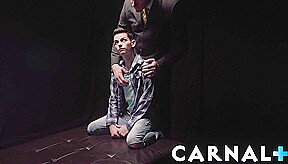 BoyForSale DILF Legrand Wolf uses dildo deep inside sub gay