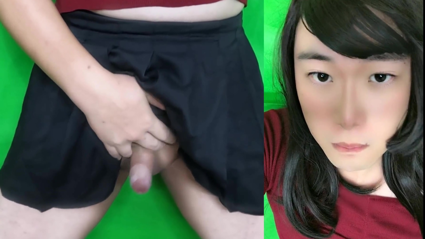 No Emotion Challenge Fail Masturbation Crossdresser Ladyboy Sissy Femboy Shemale