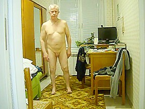 schizophrenic Andryusha shows his hole in the ass