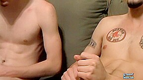 Straight Twinks Axel And His Buddy Wank Their Horny Cocks