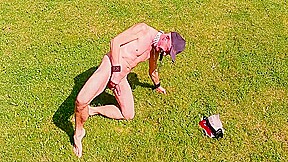 Uncut, Unmasked Male Slave Exposed During 1. Outdoor Party Got Enema Stretch His C*nt Untill Bottle Fits 4 Min