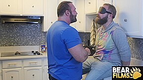 BEARFILMS Hungry Kosher Pig Takes Brad Kalvo Huge Cock