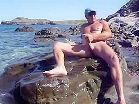 Naked walk to the beach