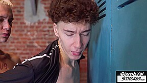 SOUTHERNSTROKES Karol Gajda And Max Gen Having Locker Room Sex