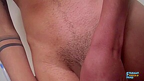 StraightNakedThugs: Rion Rivers Shows Off Smooth Body And Strokes Cock For Cum