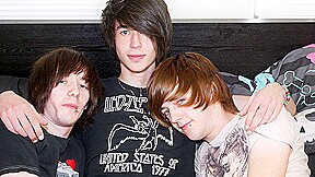 A Threesome Emo Fuck With A Splashing Finish! – Sean, Tommy & Tyler