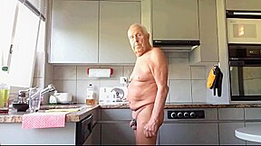 grandpa in kitchen
