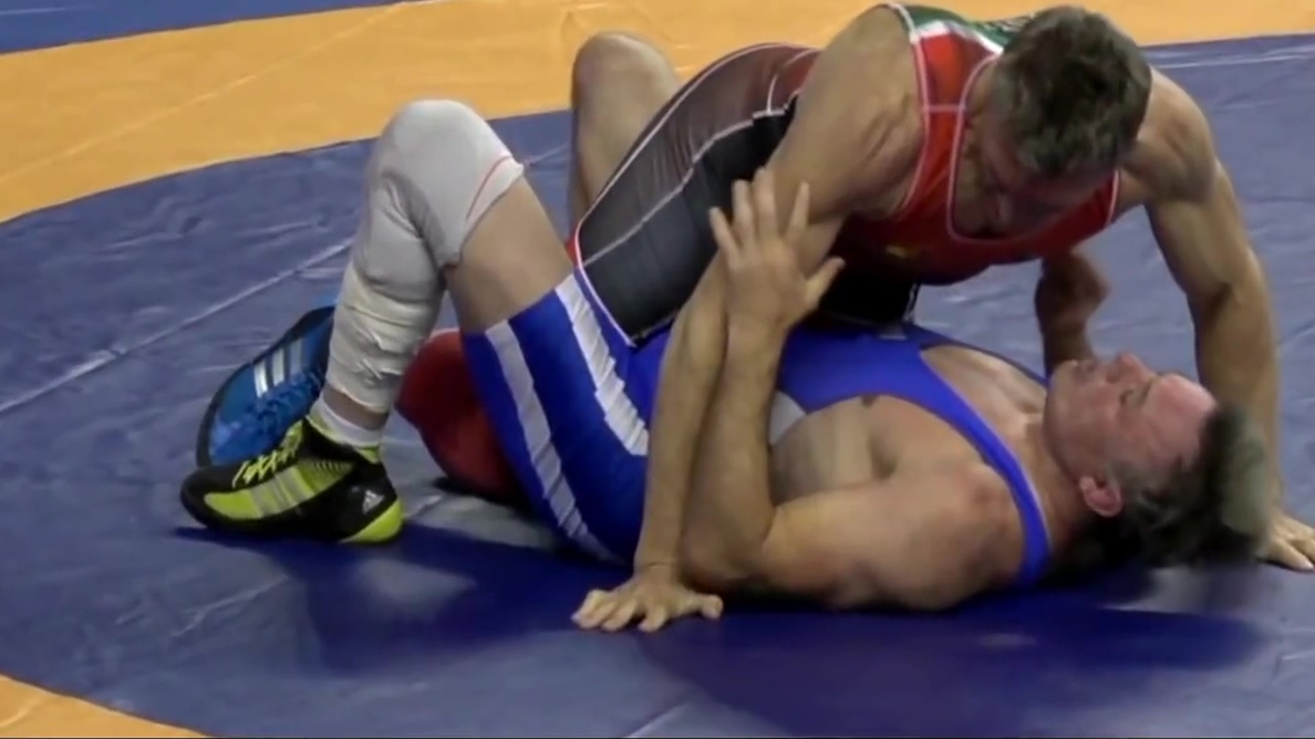 Old Step daddy Wrestling Germany Vs South Africa (no Sex )