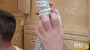 BEARFILMS Bound Sammy Clover Barebacked By Guermica