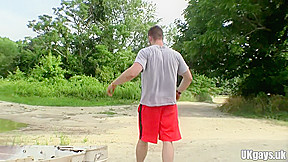 Hot jock piss with cumshot