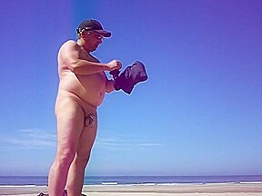 lilian77 chastity belt in the beach 2016