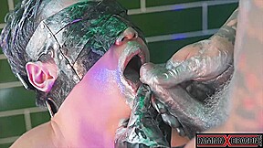 Damian Dragon Ass Ruined His Human Toy Botan Peony