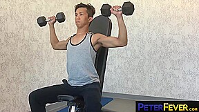 PETERFEVER Gym Buddies Shen Powers And Levy Foxx Raw Fuck